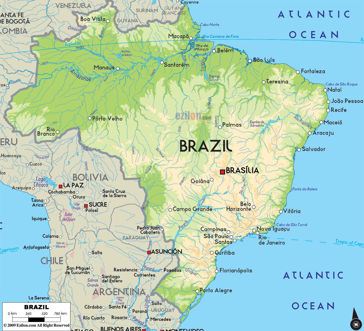 Kartta Brasilia 