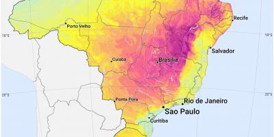 Brasilia kartta - Kartat Brasilia (Etelä-Amerikka - Amerikka)