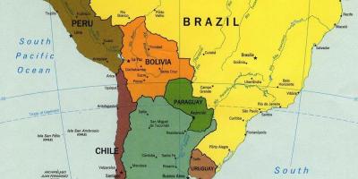 Brasilia kartta - Kartat Brasilia (Etelä-Amerikka - Amerikka)